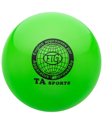 Мяч для художественной гимнастики RGB-101, 15 см, зеленый, фото 1