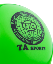 Мяч для художественной гимнастики RGB-101, 15 см, зеленый, фото 2