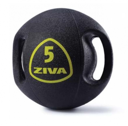 Набор из 5 набивных мячей Medball ZIVA с ручками 6-10 кг (шаг 1 кг), фото 1