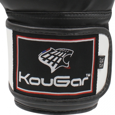 Перчатки боксерские KouGar KO400-4, 4oz, черный, фото 8