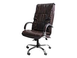 Офисное массажное кресло Ego BOSS EG1001 LKFO Шоколад (Арпатек), фото 1