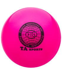 Мяч для художественной гимнастики RGB-101, 15 см, розовый, фото 1