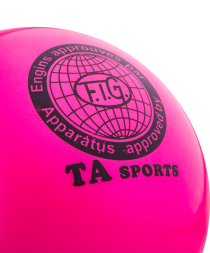 Мяч для художественной гимнастики RGB-101, 15 см, розовый, фото 2