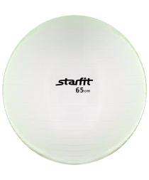 Мяч гимнастический GB-105 65 см, прозрачный, зеленый