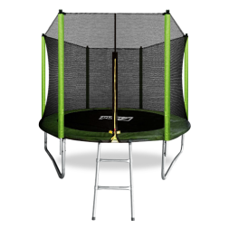 Батут  8FT с внешней страховочной сеткой и лестницей, светло-зеленый, ARL-TN-0803_O_LG