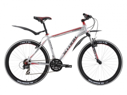 Велосипед Stark&#039;16 Chaser серебристо-красный 18&quot;, фото 1