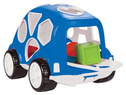 Машинка с геометрическими фигурами и Пепи Pilsan Shape Sorter Car (03-185), фото 2