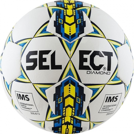 Мяч футбольный тренировочный &quot;SELECT Diamond&quot;, размер 5, сертификат IMS, фото 1