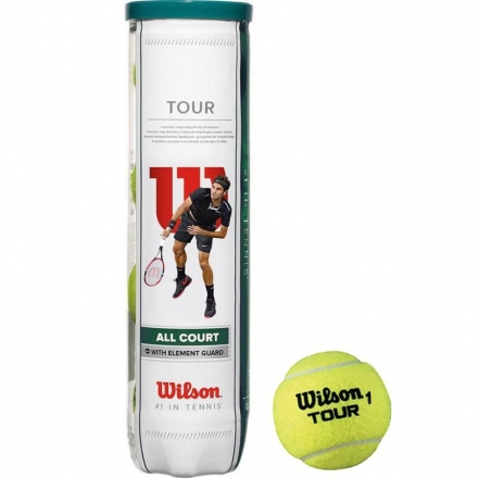 Мяч теннисный WILSON All Court 4B, одобрен ITF, фетр, фото 1