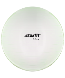 Мяч гимнастический GB-105 55 см, прозрачный, зеленый