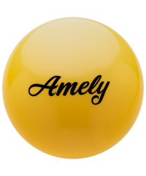 Мяч для художественной гимнастики AGB-101, 15 см, желтый, фото 1