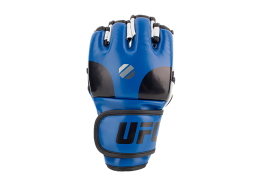 (UFC Перчатки MMA тренировочные с открытой ладонью синие S/M), фото 1