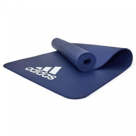 Тренировочный коврик (фитнес-мат) синий Adidas, ADMT-11014BL, фото 2