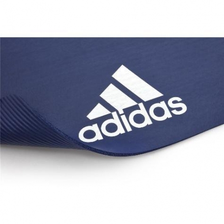 Тренировочный коврик (фитнес-мат) синий Adidas, ADMT-11014BL, фото 3