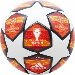 Мяч футбольный сувенирный &quot;ADIDAS Finale 19 Madrid Mini&quot;, р.1,дизайн оф.мяча Лиги Чемпионов УЕФА, 32 панели