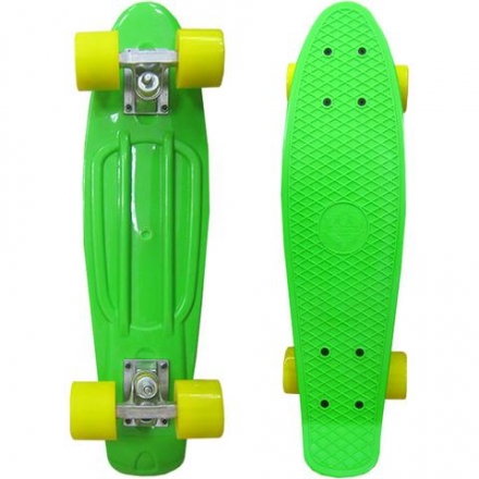 Скейтборд круизер Ecobalance 22&quot; зеленый пластиковый , фото 1