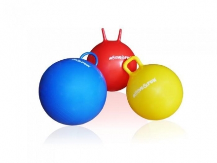 Мяч-попрыгун с ручкой «улиткины рожки» (диаметр 45 см), фото 3