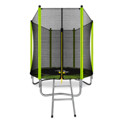 Батут  6FT с внешней страховочной сеткой и лестницей, светло-зеленый, ARL-TN-0603_O_LG