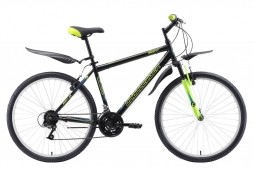 Велосипед Challenger Agent 26 чёрный/зелёный/голубой 18''