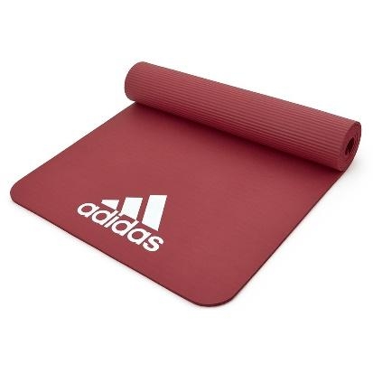Тренировочный коврик (фитнес-мат) красный Adidas, ADMT-11014RD, фото 2