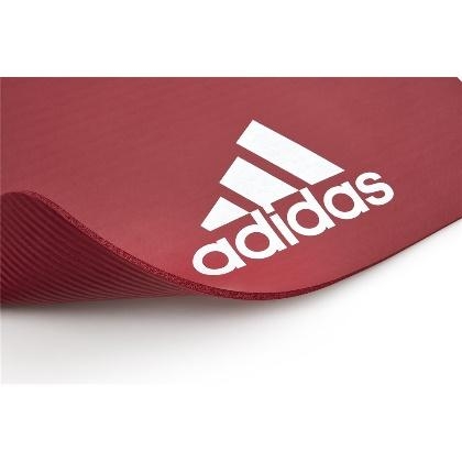 Тренировочный коврик (фитнес-мат) красный Adidas, ADMT-11014RD, фото 3