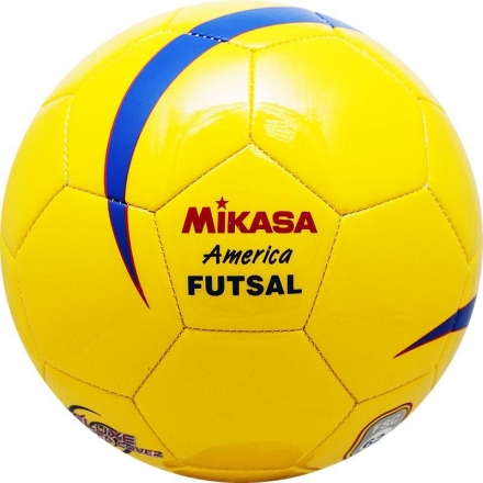 СЦ*Мяч футзал. матч. &quot;MIKASA FSC-62YELLOW&quot;,  желто-сине-красный, фото 1