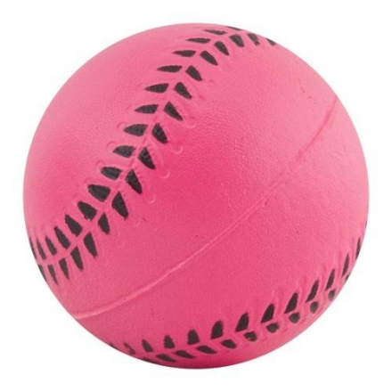 Мяч-мини  &quot;Спорт&quot;, бейсбол, диам.7,5 см, розово-черный, фото 1
