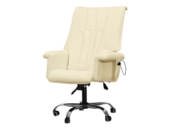 Офисное массажное кресло Ego President EG1005 Крем (Арпатек), фото 1