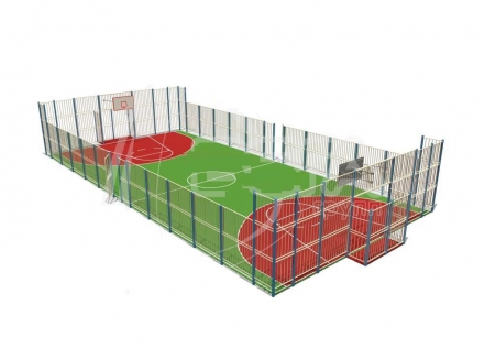 Ограждение для игровой спортивной площадки (40 x 20 м.) ОСП002.01.18, фото 1