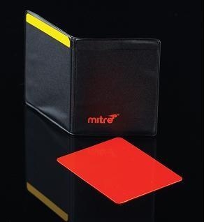 Бумажник судейский (для футб.) &quot;MITRE&quot; в комплекте 2 карточки (красн., желт.), фото 2