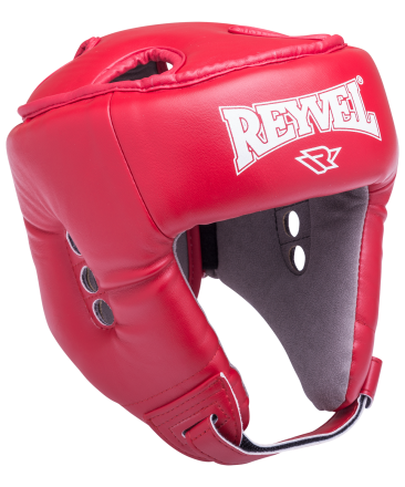 Шлем открытый RV-302, кожзам, красный, фото 1