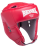 Шлем открытый RV-302, кожзам, красный