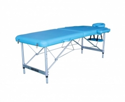 Массажный стол DFC NIRVANA, Elegant LUXE, 186х70х4 см, алюм. ножки, цвет св.голубой (Lt.Blue), фото 1