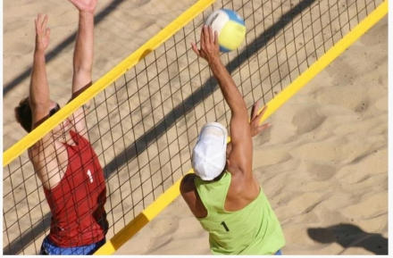 Сетка для пляжного волейбола  1,00х8,50 м, толщина нити: 3,0 мм, фото 1