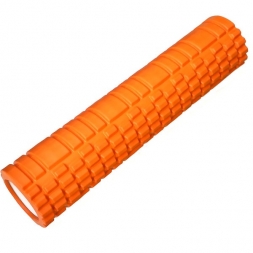 Роллер для йоги и пилатеса 60см d-14см Оранжевый