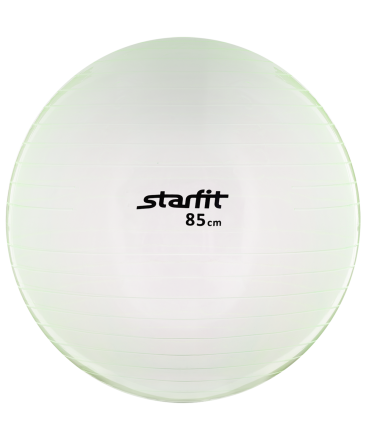 Мяч гимнастический GB-105 85 см, прозрачный, зеленый, фото 1