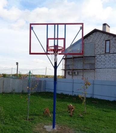 Баскетбольная стойка уличная антивандальная, фото 6