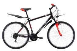 Велосипед Challenger Agent 26 чёрный/красный/белый 16''