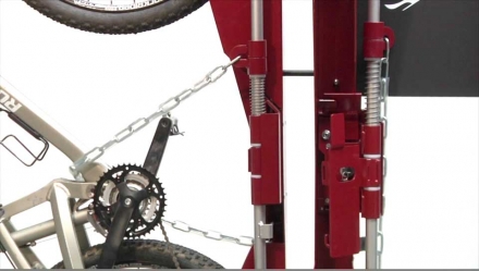 Система хранения велосипеда с защитой колес и рамы, фото 5