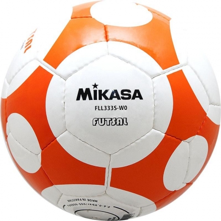 Мяч футз. тренир. &quot;MIKASA FLL333S-WO&quot;,р.4, бело-оранжевый, фото 1