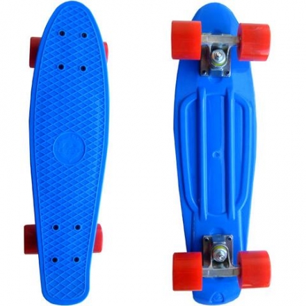 Скейтборд круизер Ecobalance 22&quot; синий пластиковый , фото 1