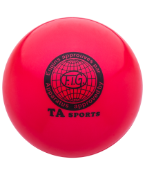 Мяч для художественной гимнастики RGB-101, 19 см, красный, фото 1