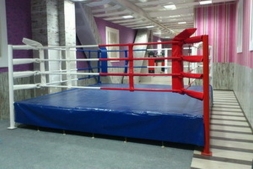 Ринг боксёрский на помосте Atlet 6х6 м, высота 1 м, две лестницы, боевая зона 5х5 м IMP-A442, фото 2