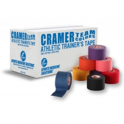 Тейп спортивный Cramer Team Colors Tape, хлопок, 3.8см x 9.1м, уп. 32 шт, синий, фото 2