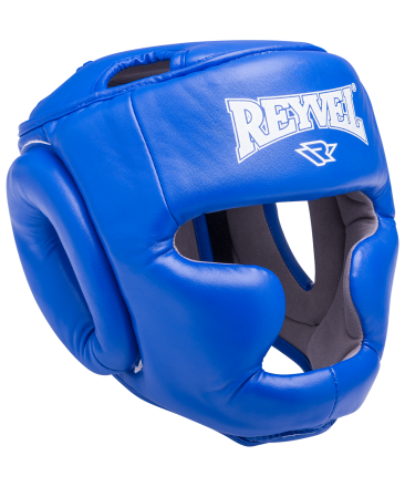 Шлем закрытый RV-301, кожзам, синий, фото 1
