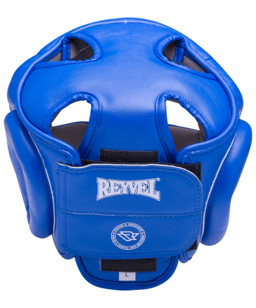 Шлем закрытый RV-301, кожзам, синий, фото 2