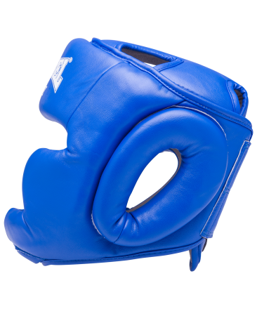 Шлем закрытый RV-301, кожзам, синий, фото 3