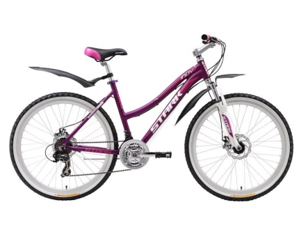 Велосипед Stark&#039;16 Indy Lady Disc фиолетово-розовый 14,5&quot;, фото 1