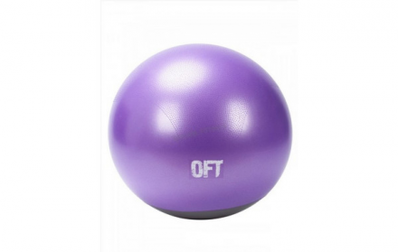 Мяч гимнастический 65 см профессиональный двухцветный, фото 1