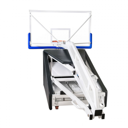 Стойка баскетбольная ZSO мобильная, складная, на пружинах, вынос 2,25 м., c противовесом, фото 15